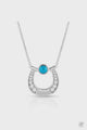 Destined Luck Turquoise Crystal Necklace