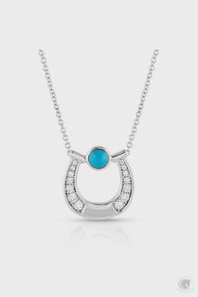  Destined Luck Turquoise Crystal Necklace