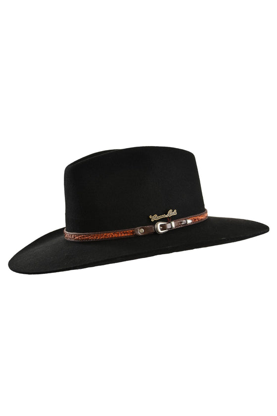 Thomas Cook Fitzroy Wool Felt Hat - Black