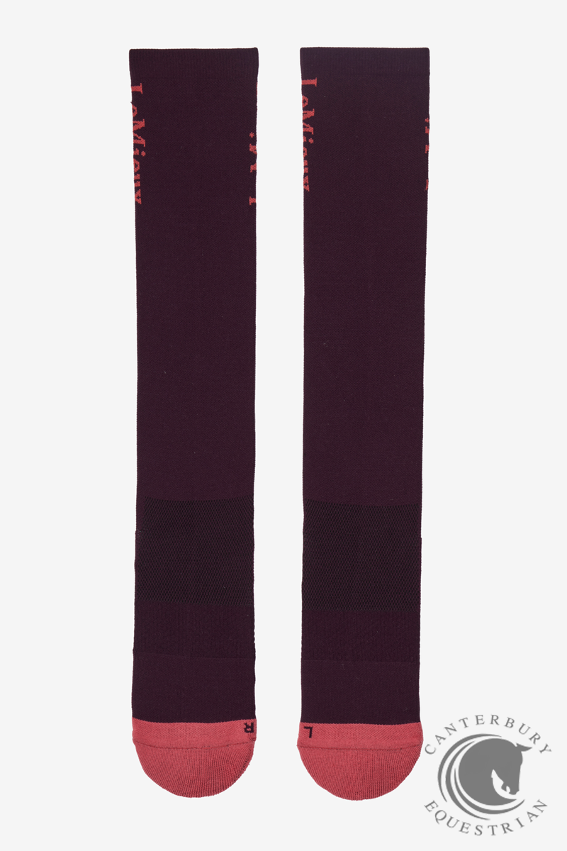 LeMieux Performance Socks Damson