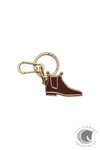 R.M. Williams Boot Enamel Keyring Chestnut
