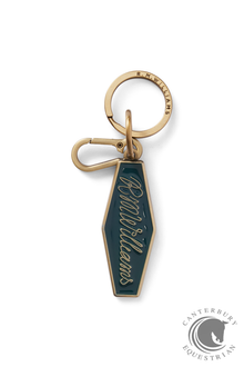  R.M. Williams Rope Logo Enamel Keyring Pine