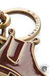 R.M. Williams Boot Enamel Keyring Chestnut
