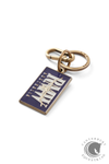 R.M. Williams Heritage Logo Enamel Keyring Navy