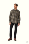 R.M.Williams Oberon Oxford Check Shirt Black/Sand