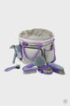 ROMA DELUXE GROOMING BAG 6 PIECE GREY/PURPLE