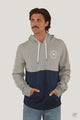 Ringers Western Hahndorf Mens Hoodie Grey Marle/Navy