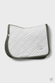 Equestrian Stockholm Jump Saddle Pad Modern White Striking Valley