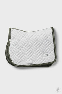  Equestrian Stockholm Jump Saddle Pad Modern White Striking Valley