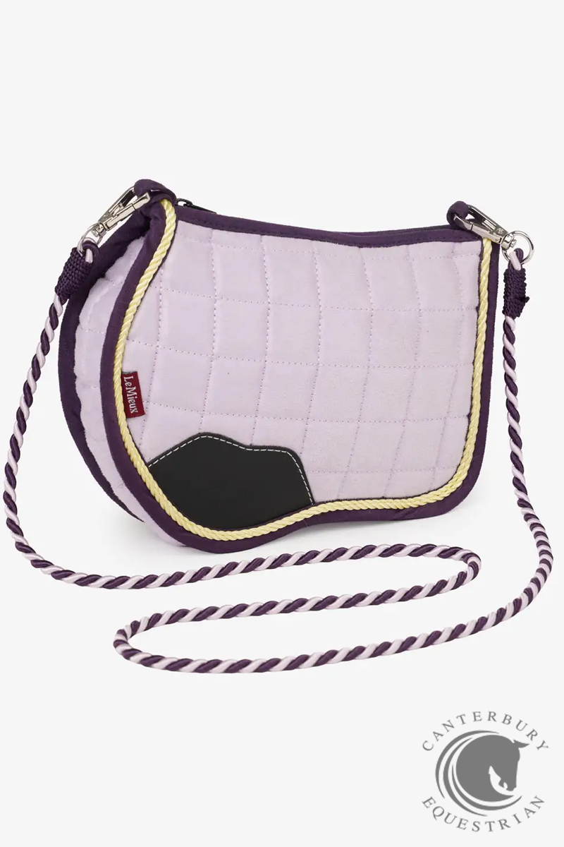 LeMieux Saddle Pad Crossbody Bag Lilac