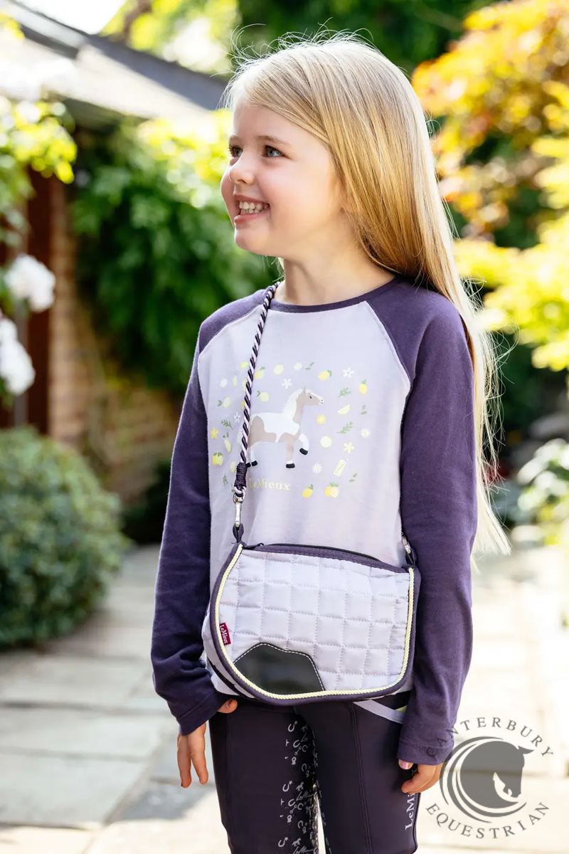 LeMieux Saddle Pad Crossbody Bag Lilac