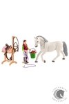 Schleich Horse Club 42389 Riding School With Riders And Horses