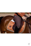 Equestrian Stockholm Jump Saddle Pad Bronze Gold
