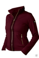 Fleece Jacket MERLOT/GOLD