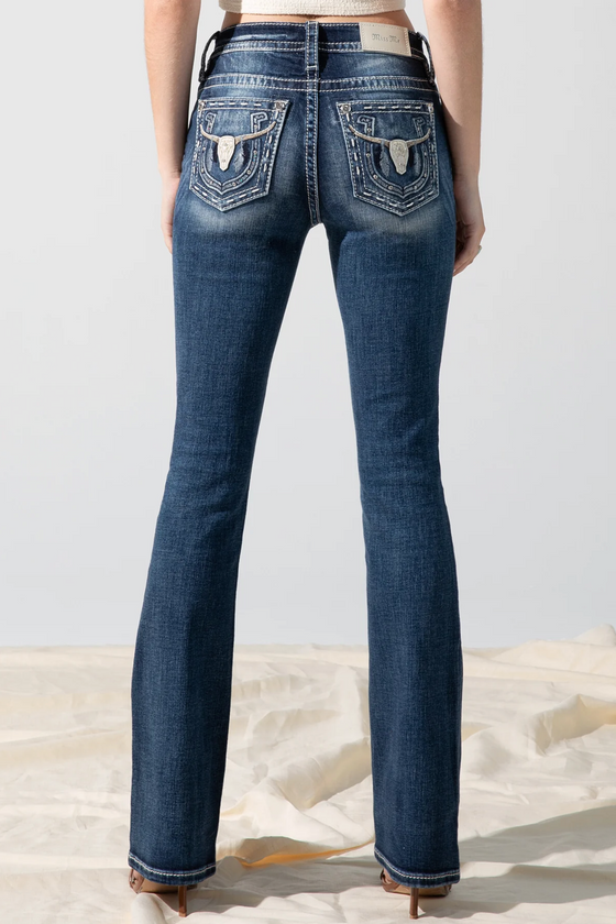 Miss Me All Night Longhorn Bootcut Jeans