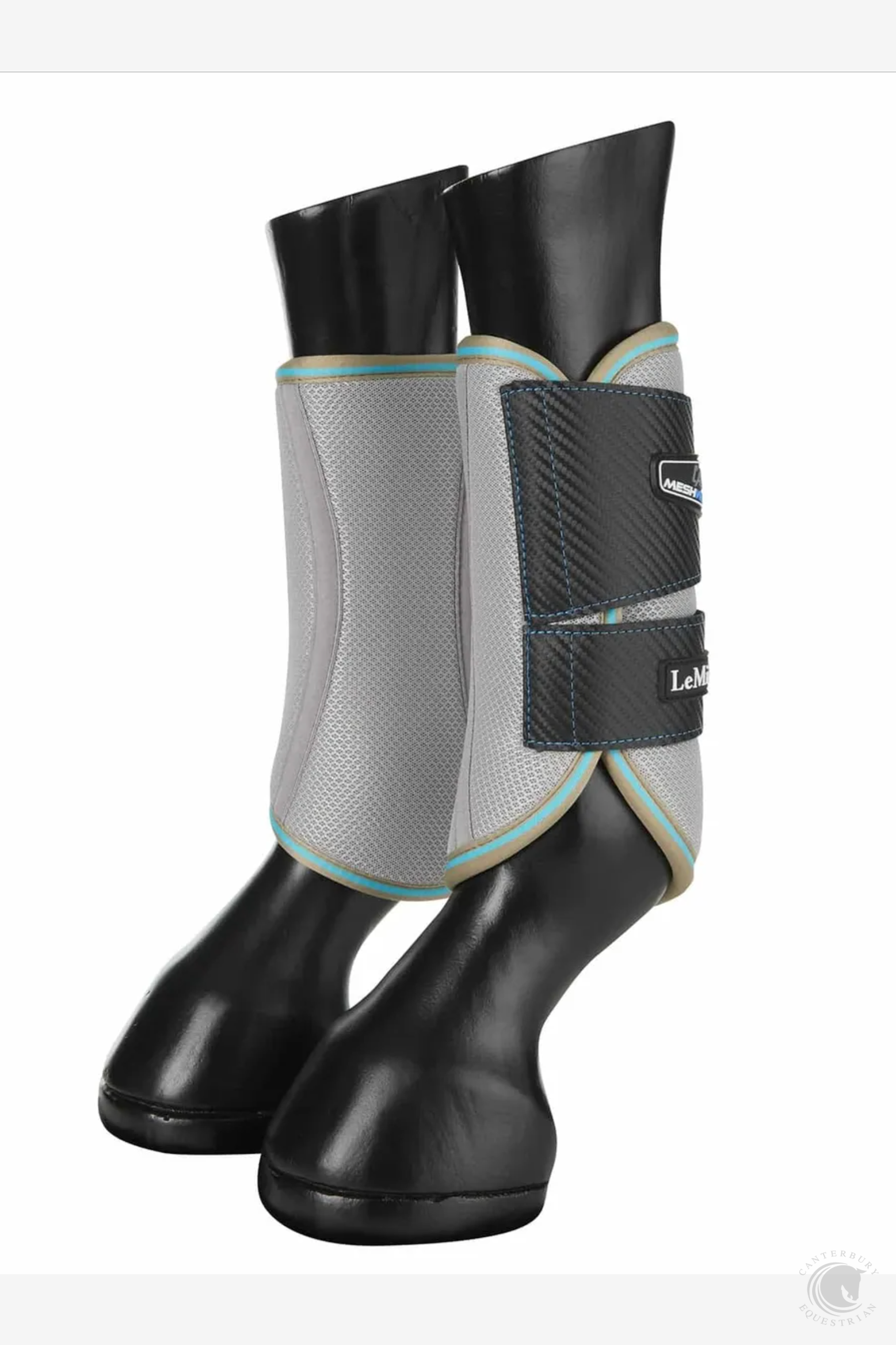 LeMieux Carbon Mesh Wrap Boots Azure