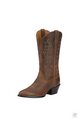 Ariat Womens Heritage Western R Toe Distressed Brown