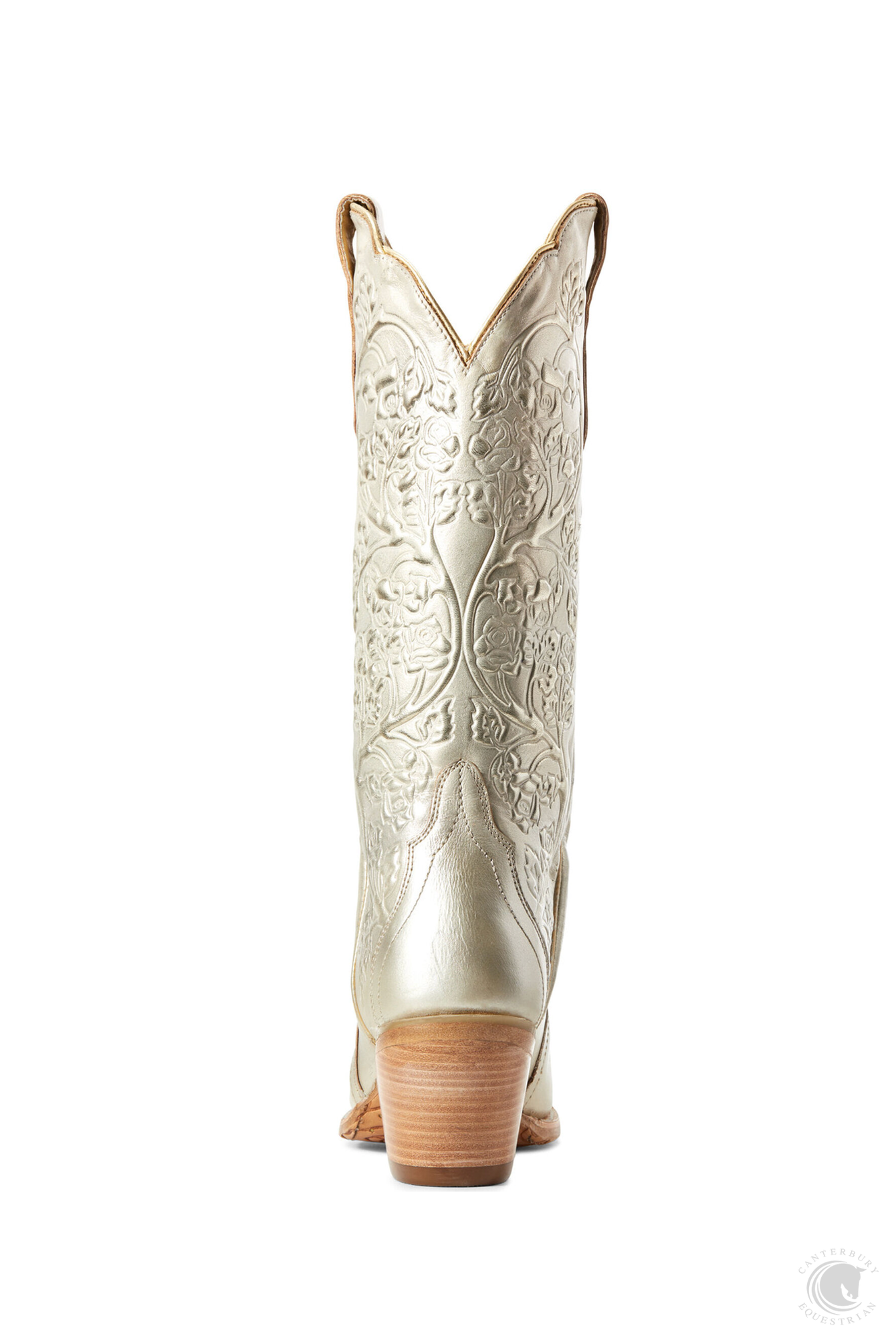 Ariat Platinum Western Boot Gold Brushed