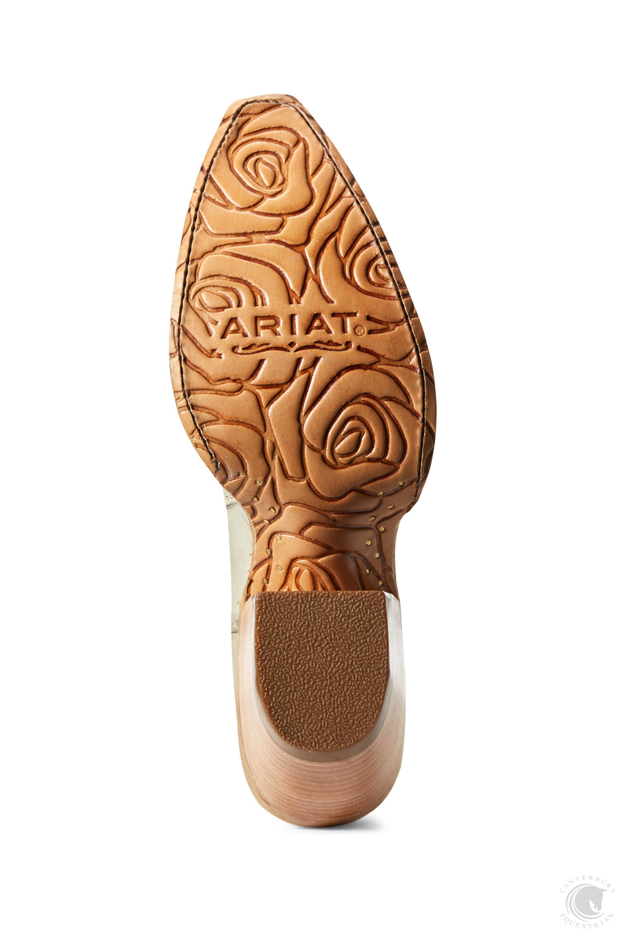 Ariat Platinum Western Boot Gold Brushed