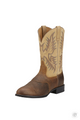 Ariat Mens Stockman Tumbled Brown/Beige