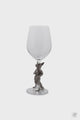 HUNTING DRESSED FOX Wine GLASS