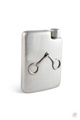 EQUESTRIAN PEWTER FLASK