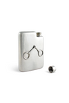 EQUESTRIAN PEWTER FLASK