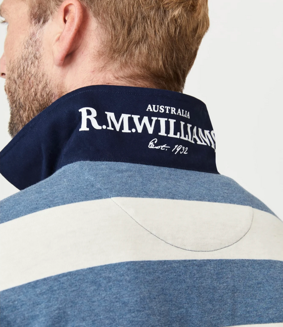 R.M.Williams Tweedale Rugby Blue White