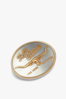  R.M.Williams Logo Buckle - Silver/Gold