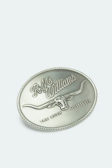  R.M.Williams Logo Buckle - Silver