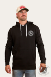 Ringer Western Signature Bull Mens Pullover Hoodie - Black/White