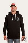 Ringer Western Signature Bull Mens Pullover Hoodie - Black/White