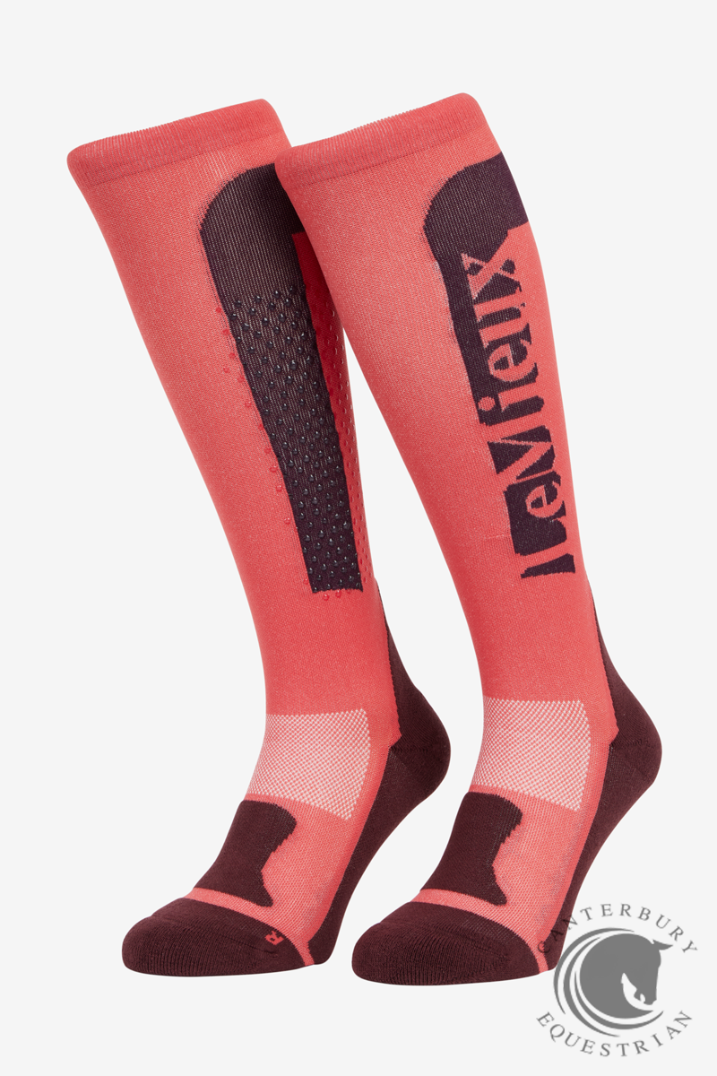 LeMieux Silicone Socks Cranberry