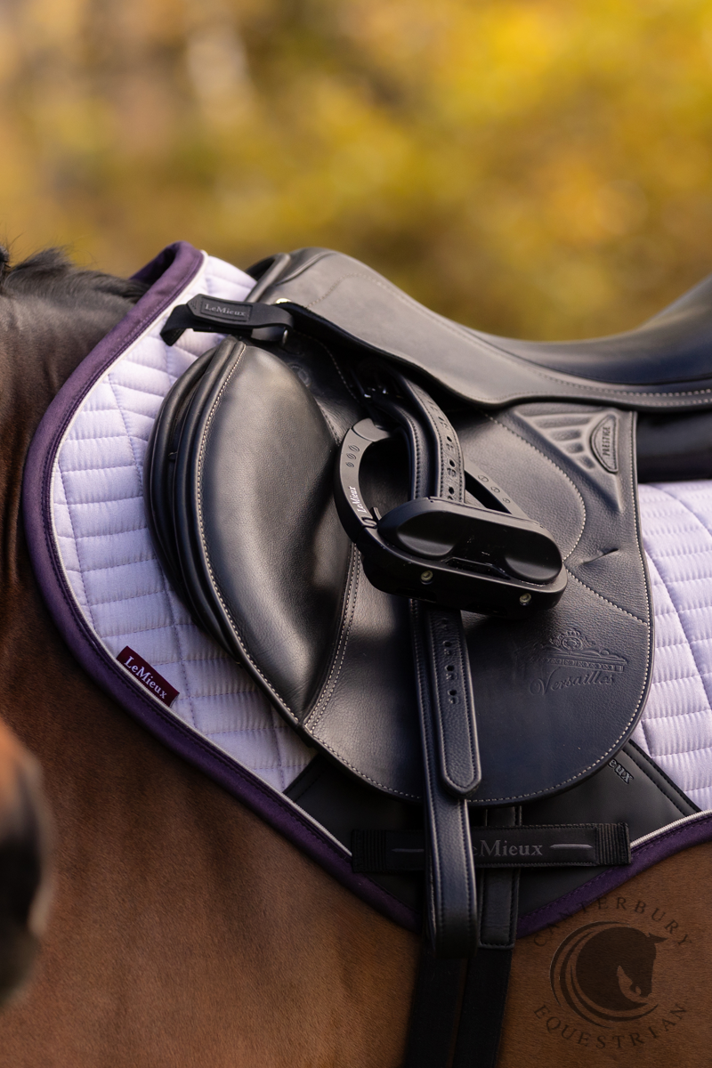 LeMieux Suede Close Contact Square Lilac