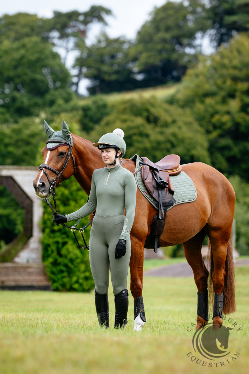 LeMieux Suede Close Contact Square Rosemary