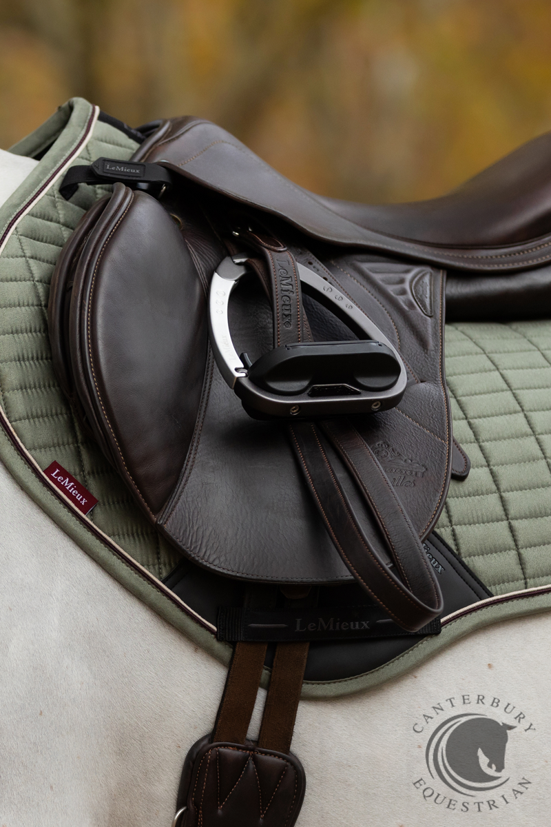 LeMieux Suede Close Contact Square Rosemary