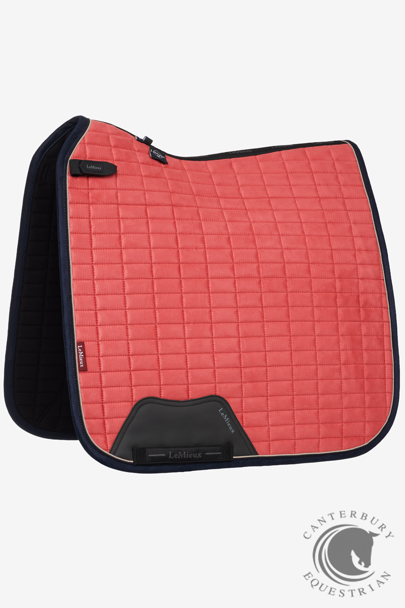LeMieux Suede Dressage Square Cranberry