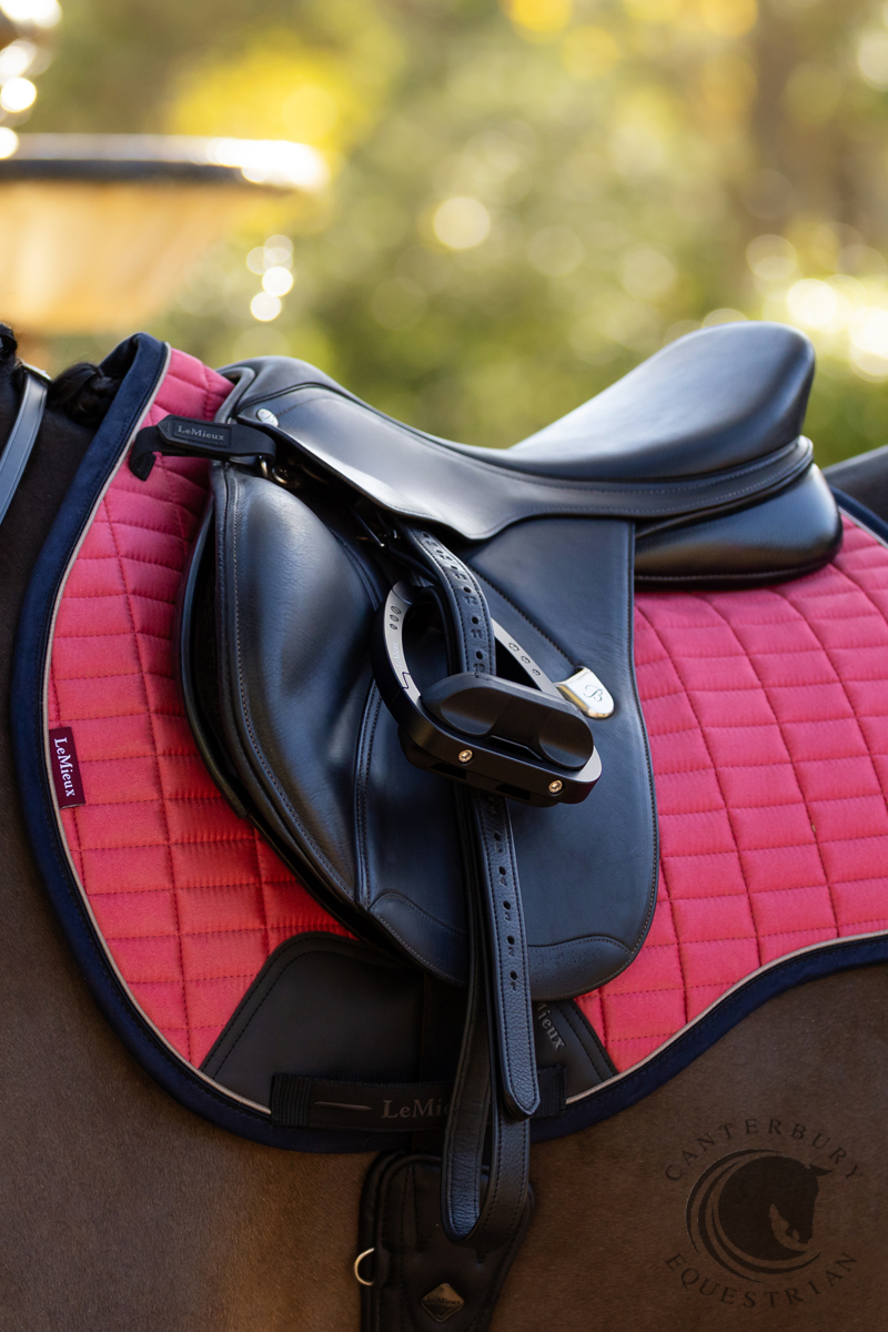 LeMieux Suede GP Square Cranberry