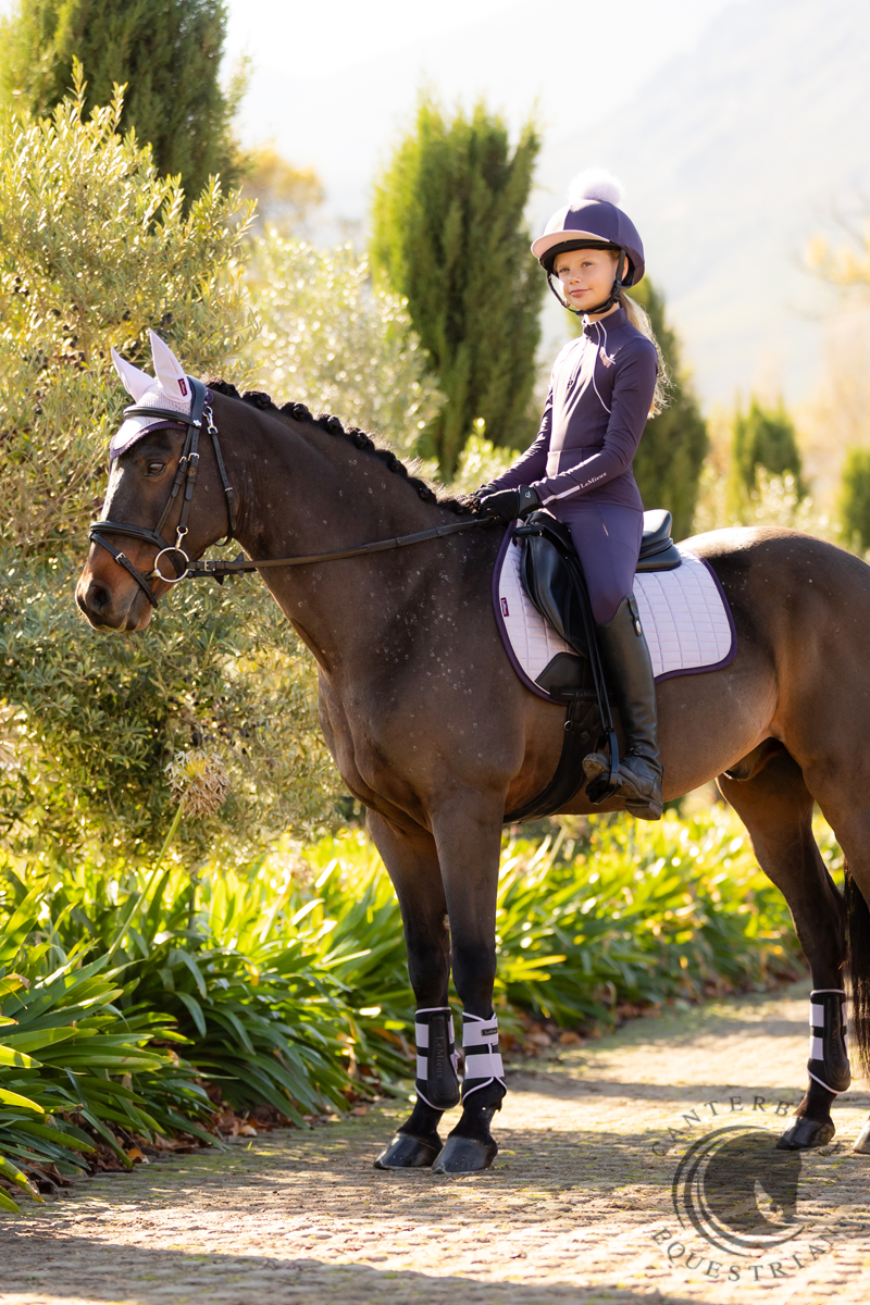 LeMieux Suede GP Square Lilac
