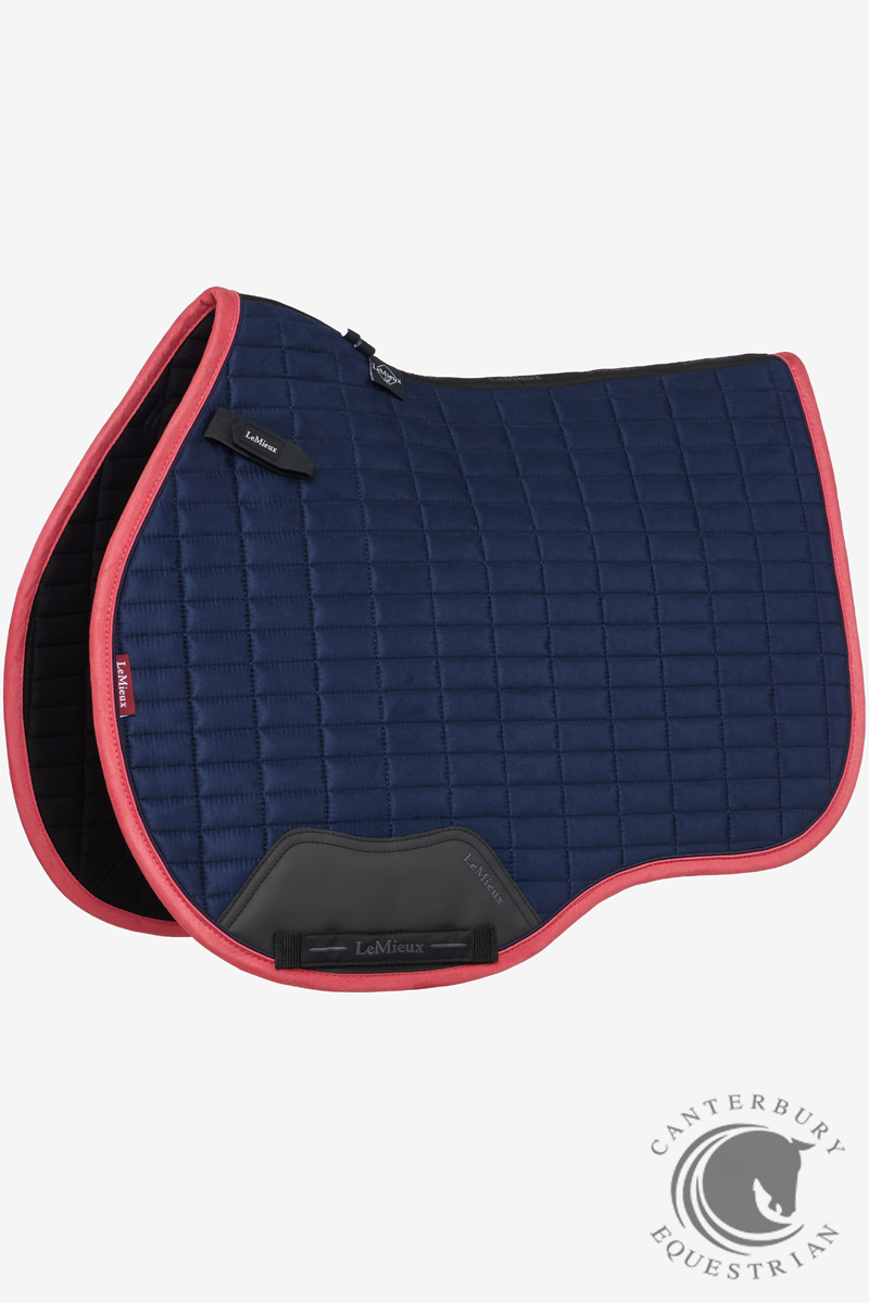 LeMieux Suede GP Square Navy/Cranberry