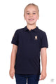Girls Mia SS Polo Navy