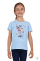 Girls Nicole SS Tee Light Blue