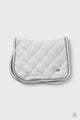 Equestrian Stockholm Jump Saddle Pad Timeless White Glimmer