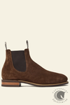 R.M. Williams Turnout Boot Brown Suede Leather
