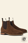 R.M. Williams Turnout Boot Brown Suede Leather