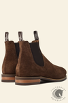 R.M. Williams Turnout Boot Brown Suede Leather