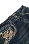 Grace In LA Sequins Pocket Jeans