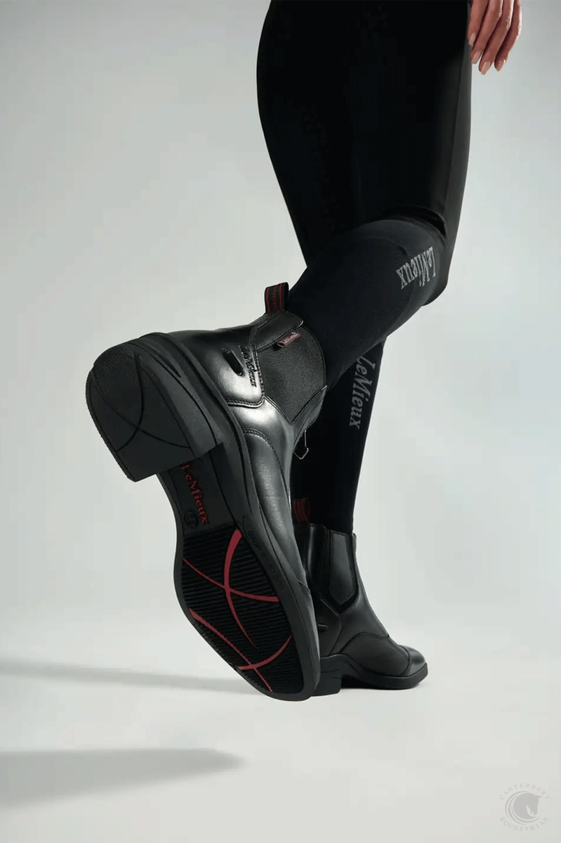 LeMieux Zip Paddock Boot Black