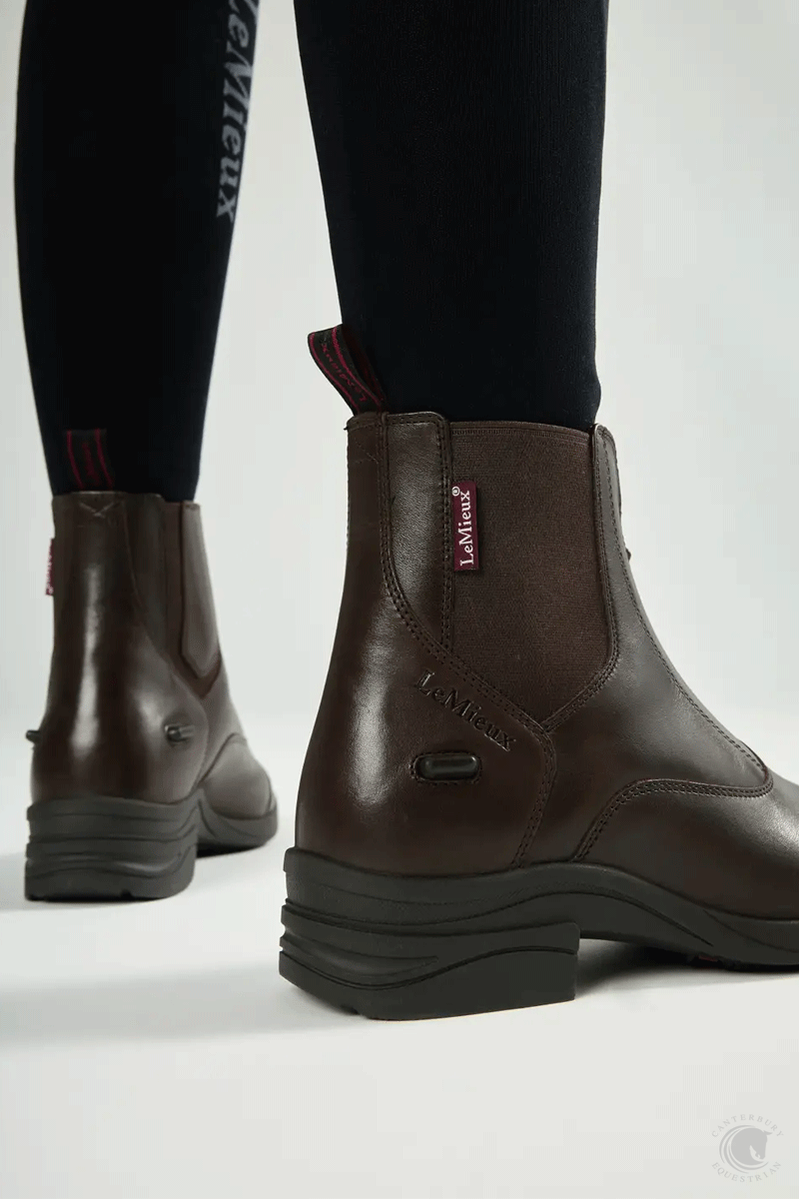 LeMieux Zip Paddock Boot Brown