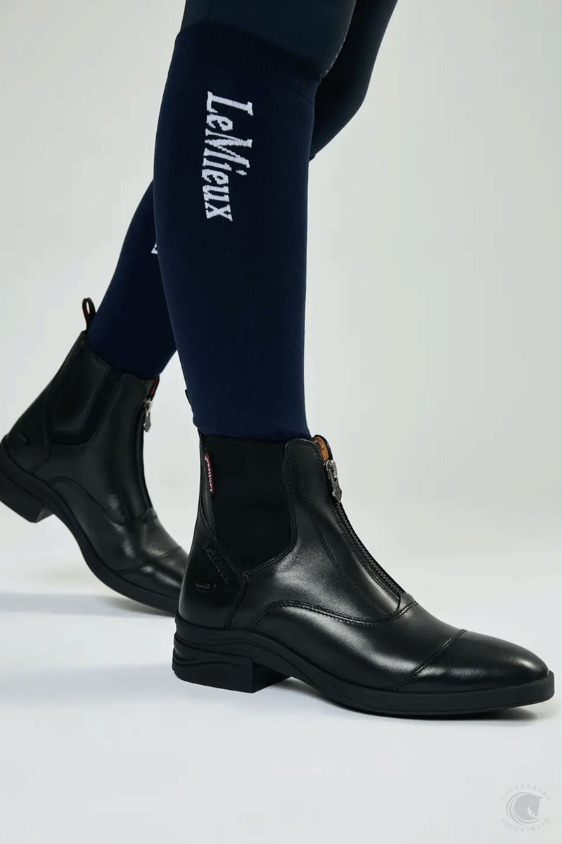 LeMieux Junior Zip Paddock Boot Black